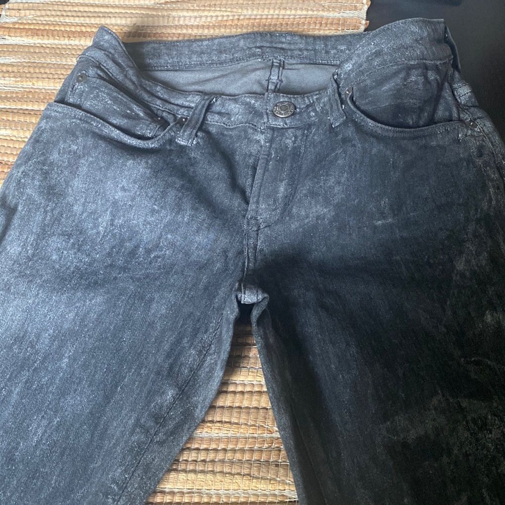 Euc Helmut Lang Black , White Wash Jeans Women’s Size 26